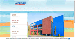 Desktop Screenshot of nordexim.ro